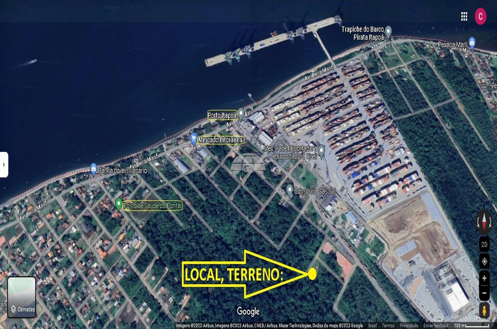 Terreno/Área à venda em Balneário Santa Terezinha, Itapoá — Portal Chave Fácil