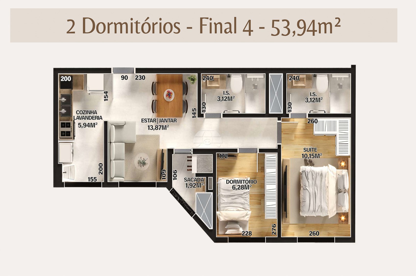 Apartamento Residencial para Venda no Bairro Campo Comprido ref. 218716 (9 / 9)