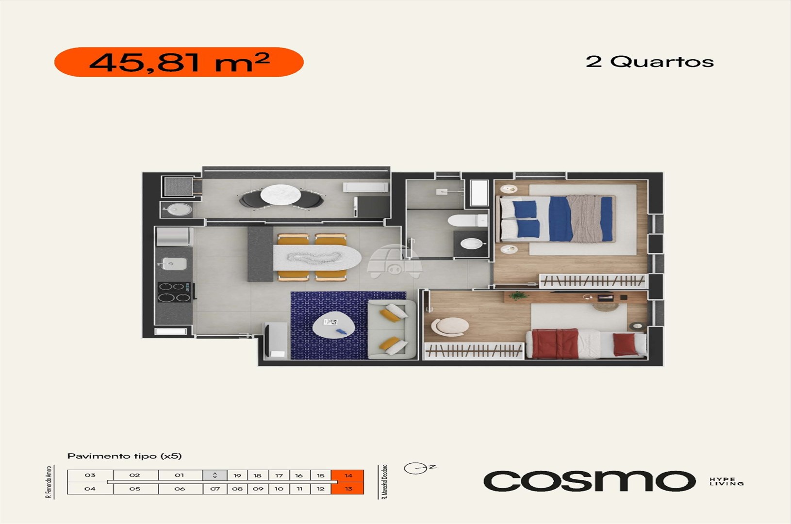 Apartamento à venda em Alto Da Rua Xv, Curitiba — Portal Chave Fácil
