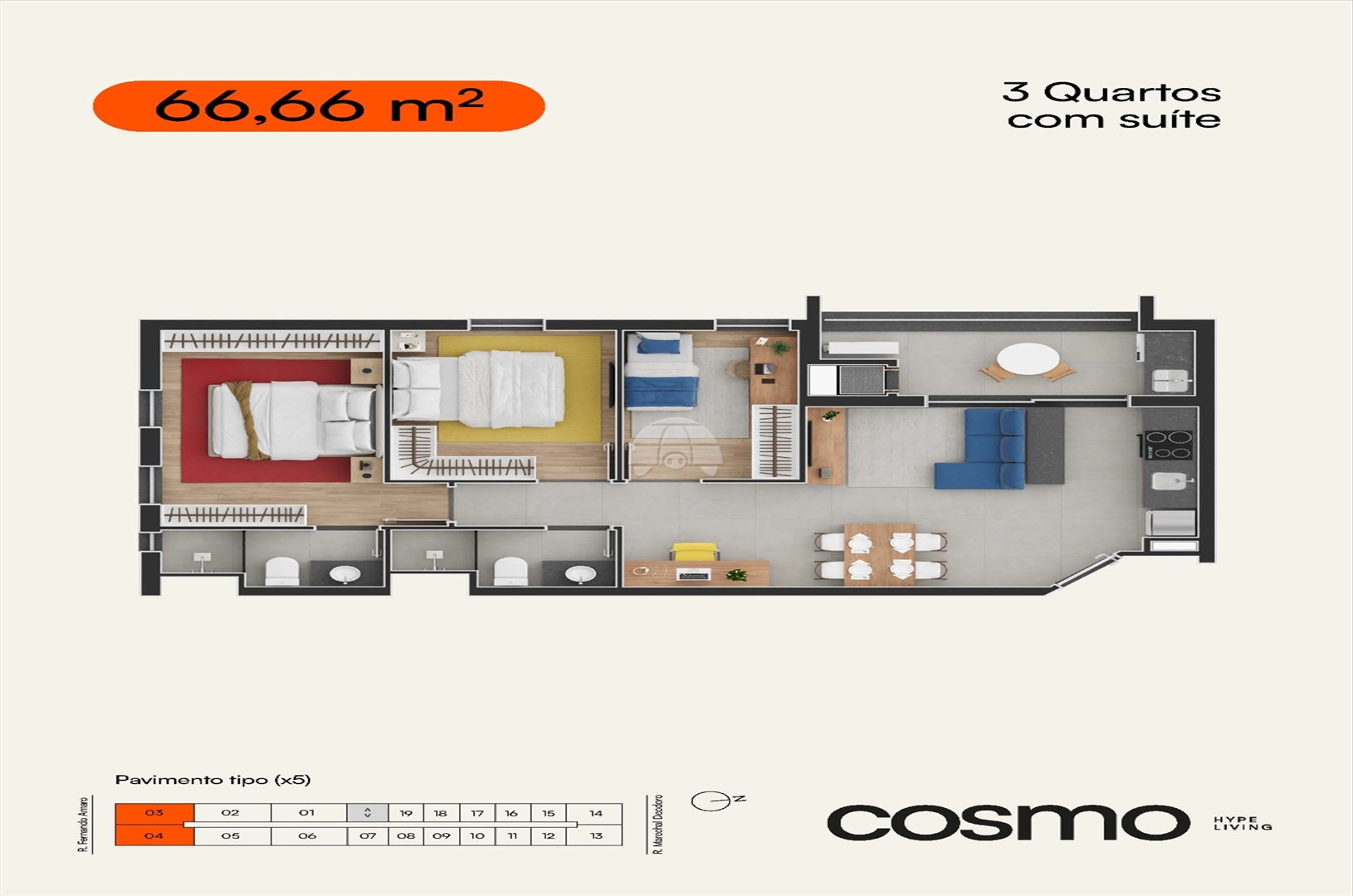 Apartamento Residencial para Venda no Bairro Alto Da Rua Xv ref. 221765 (10 / 10)