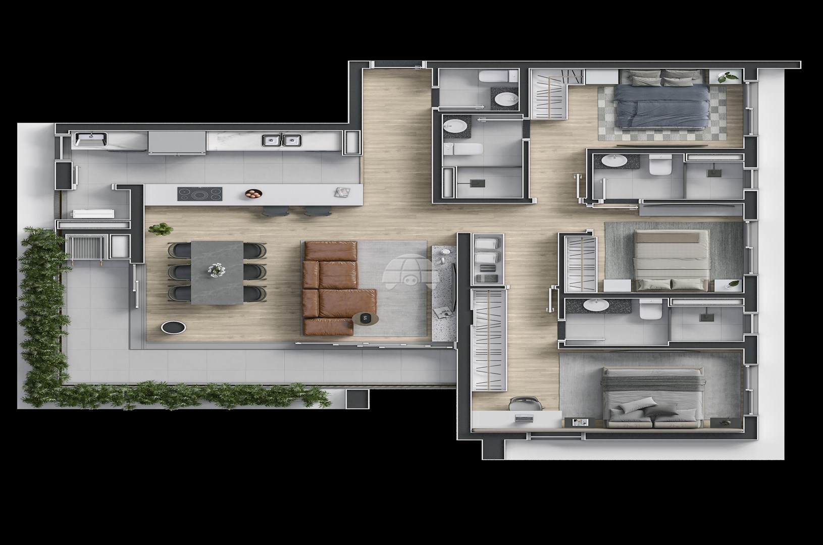 Apartamento à venda em Juvevê, Curitiba — Imobiliária Razão