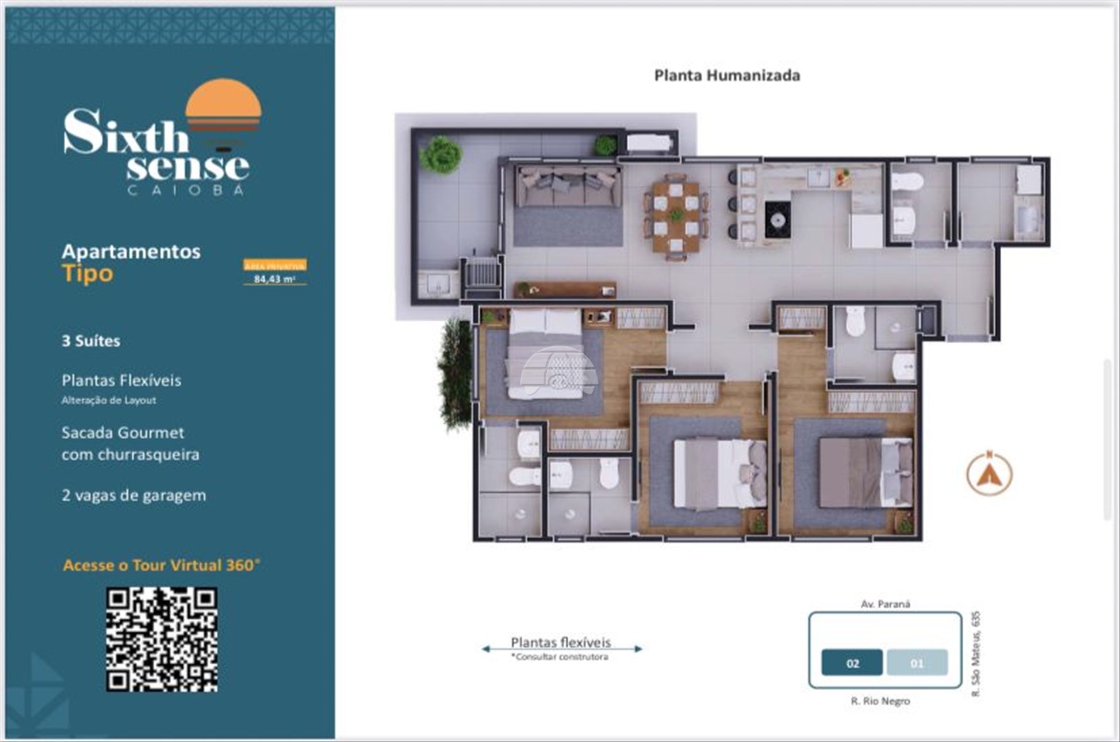 Apartamento à venda em Caioba, Matinhos — Portal Chave Fácil