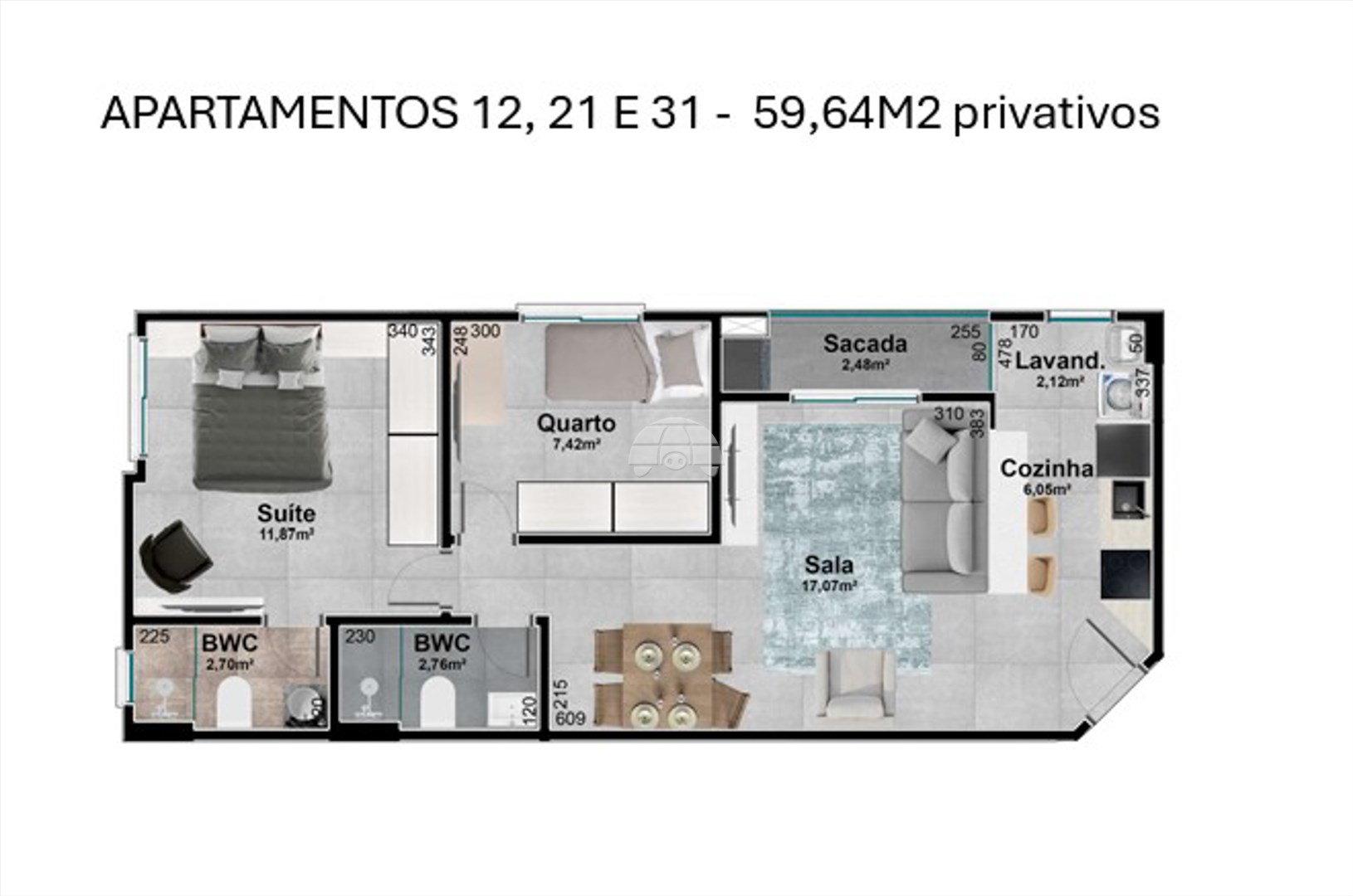 Apartamento à venda em Água Verde, Curitiba — Portal Chave Fácil