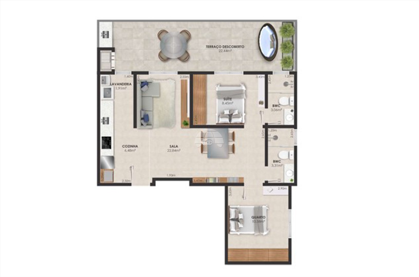 Apartamento à venda em Água Verde, Curitiba — Imóveis em Curitiba - Jamaica Imóveis