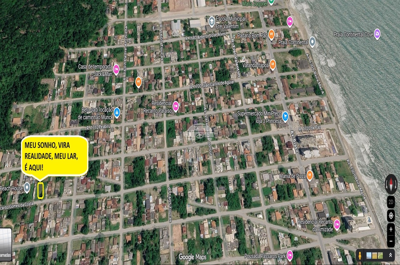 Terreno/Área à venda em Continental, Itapoá — Portal Chave Fácil