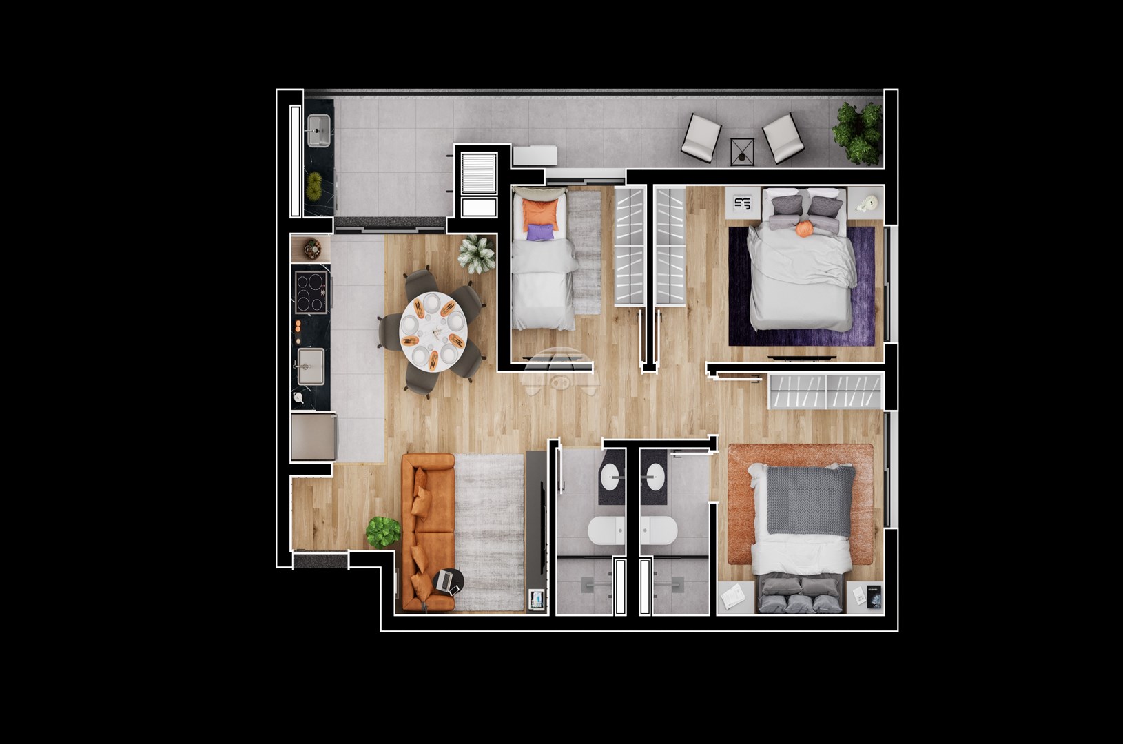 Apartamento à venda em Novo Mundo, Curitiba — Imóveis em Curitiba - Jamaica Imóveis