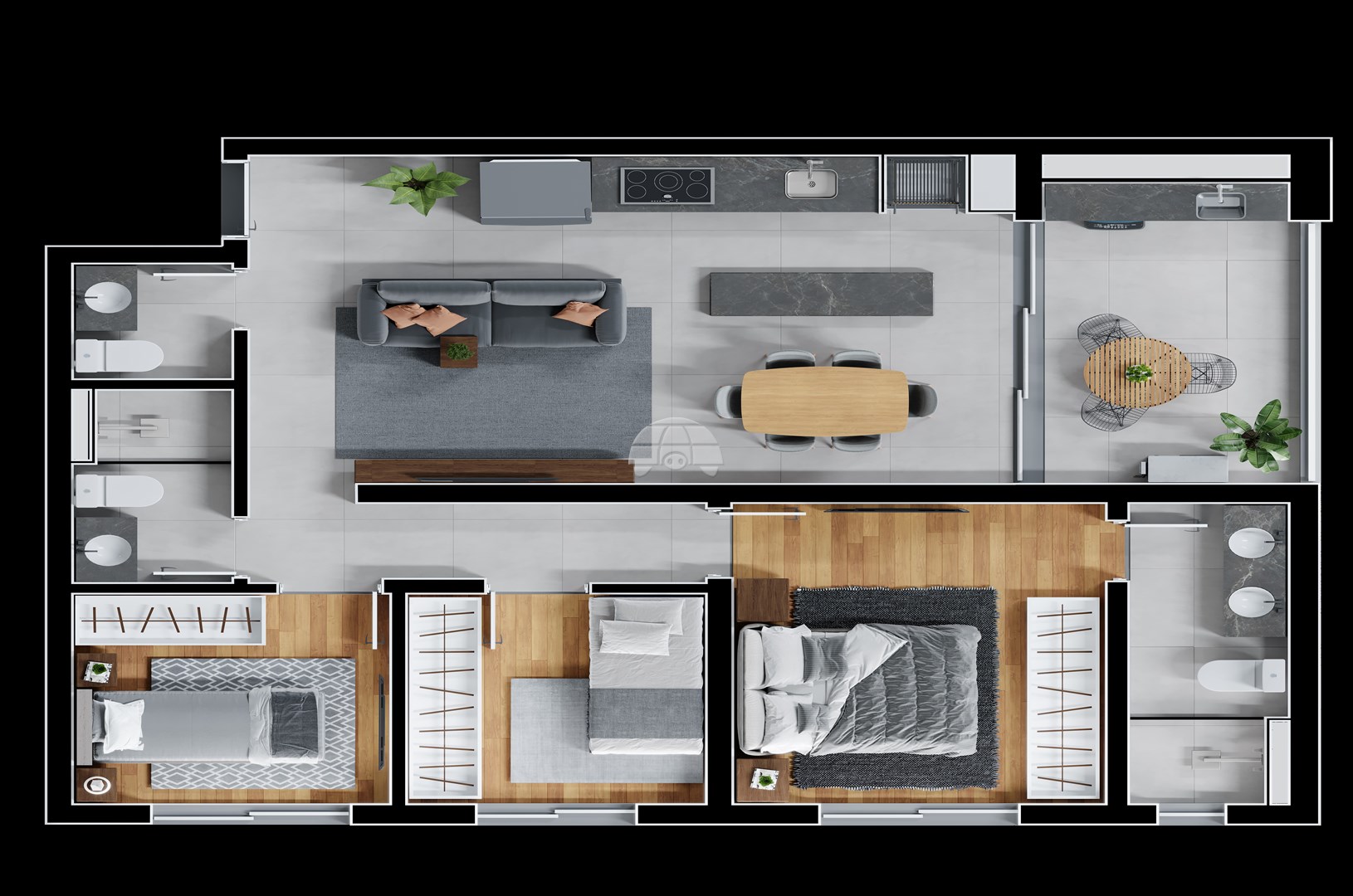 Apartamento à venda em Novo Mundo, Curitiba — Imóveis em Curitiba - Jamaica Imóveis