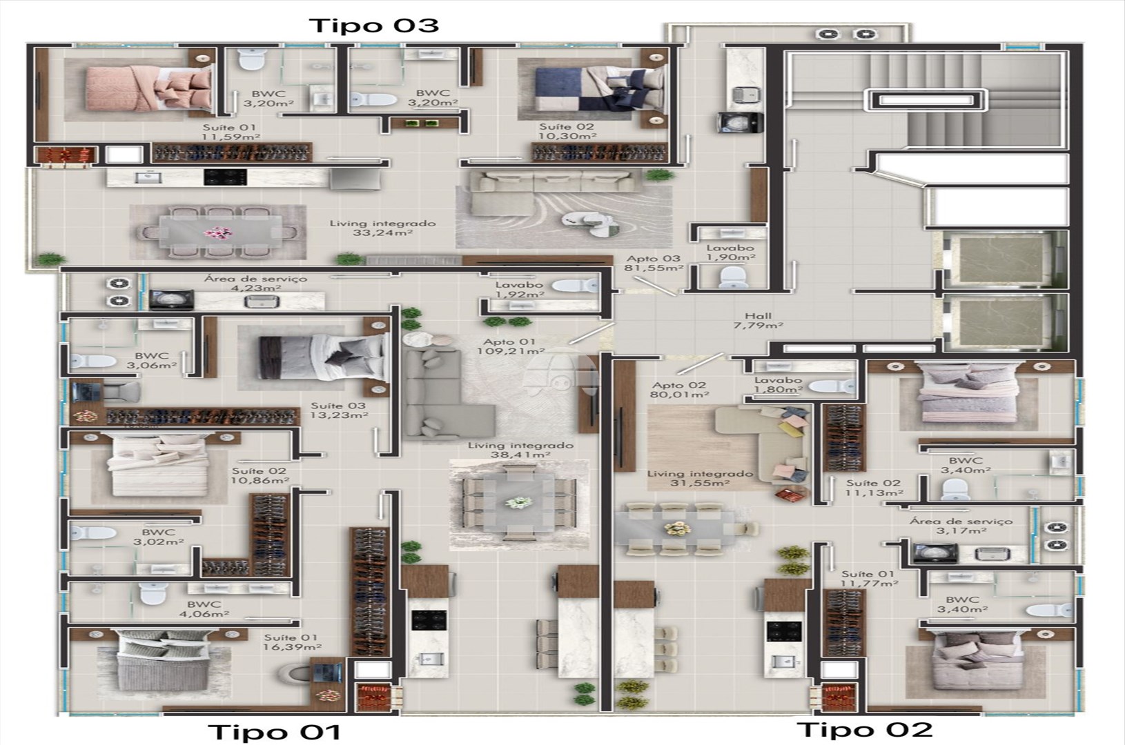 Apartamento à venda em Pereque, Porto Belo — Portal Chave Fácil