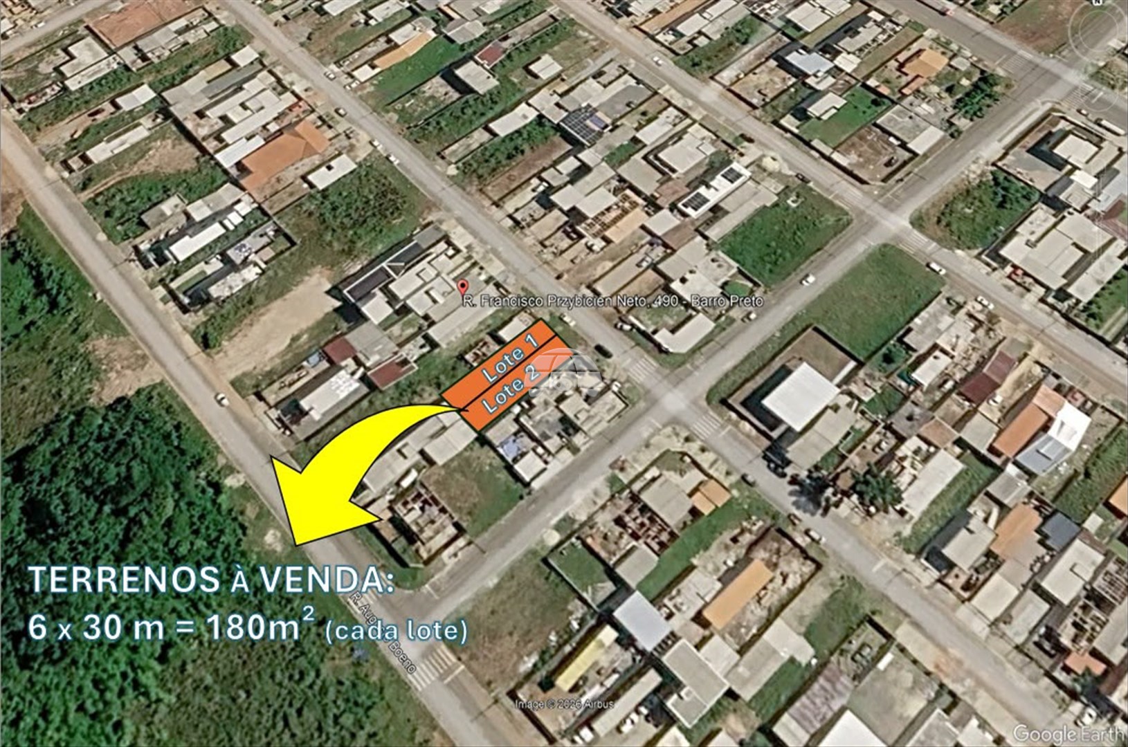 Terreno/Área à venda em Barro Preto, São José dos Pinhais — Portal Chave Fácil