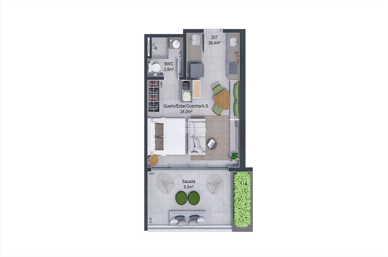 Apartamento à venda em Jardim Atlântico, Florianópolis — Portal Chave Fácil