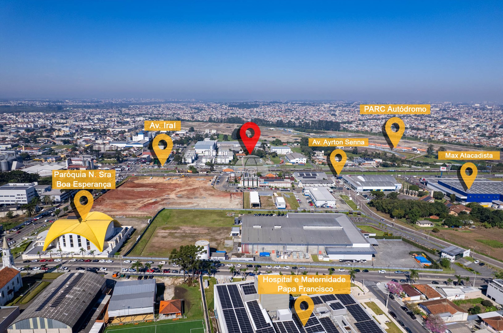 Terreno/Área à venda em Centro, Pinhais — Portal Chave Fácil